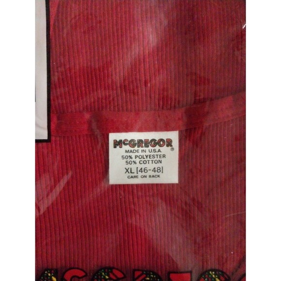 Vintage MacGregor Tank Top Men’s X-Large USA Red - Picture 4 of 5